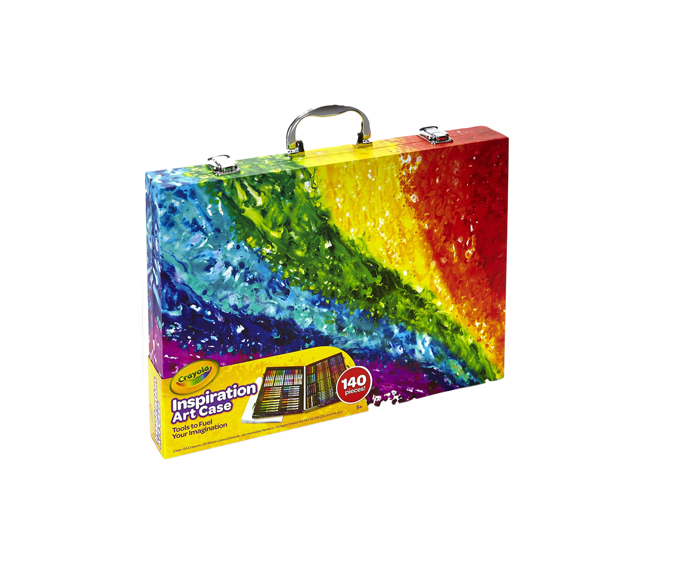 CRAYOLA Inspiration Art Case Art Tools 140 Pieces Crayons Colored Pencils  Washable Markers Paper Portable Storage - Inspiration Art Case Art Tools  140 Pieces Crayons Colored Pencils Washable Markers Paper Portable Storage .